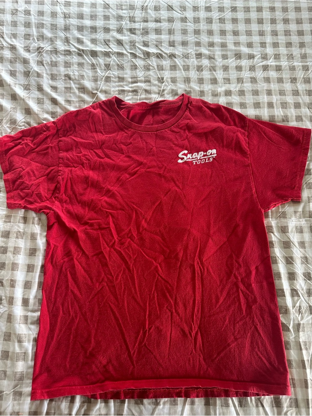 Snap-on Tools Men's Red Short Sleeve Logo T-Shirt